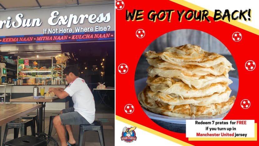 Man Utd Fans Actually Showed Up At Prata Shop To Claim Free Prata Kosong Promo For Liverpool Match Loss