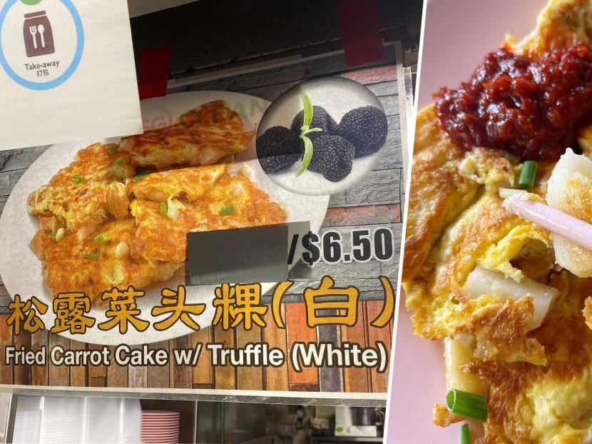 Bukit Timah Hawker Stall Has $6.50 Truffle-Flavoured Carrot Cake 