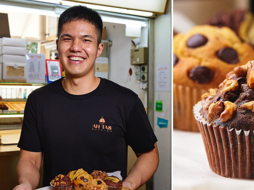 Delish 2.50 Dark Choc Banana Muffin From Hawker Stall Opened By Millennial TODAY
