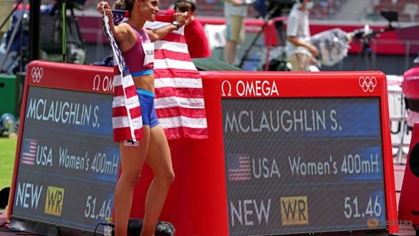 Olympics-Athletics-American McLaughlin breaks world record ...
