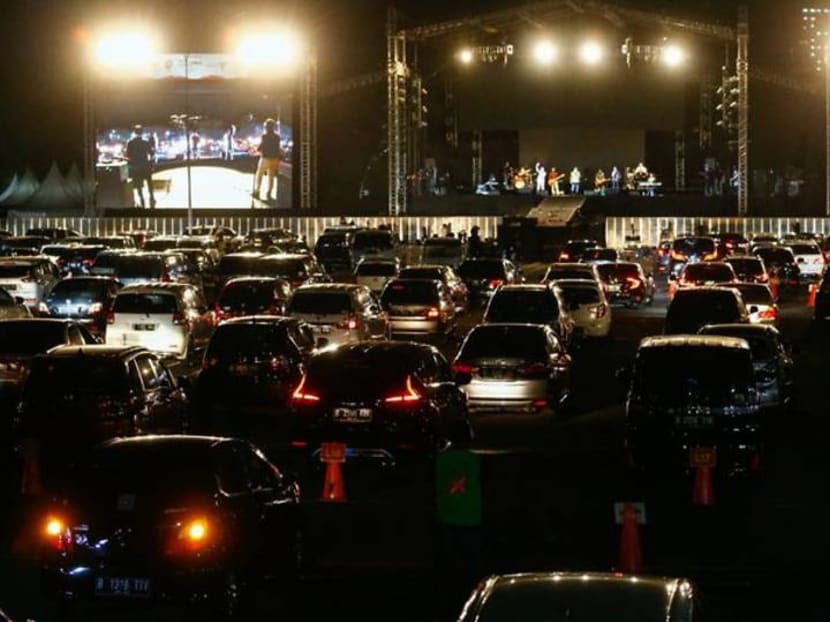 Indonesia drive-in concert delivers live music as COVID-19 rages Indonesia drive-in concert delivers live music as COVID-19 rages
