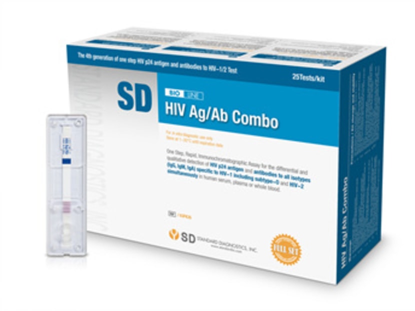 The SD BIOLINE HIV Ag/Ab Combo rapid kit. Photo: Standard Diagnostics website