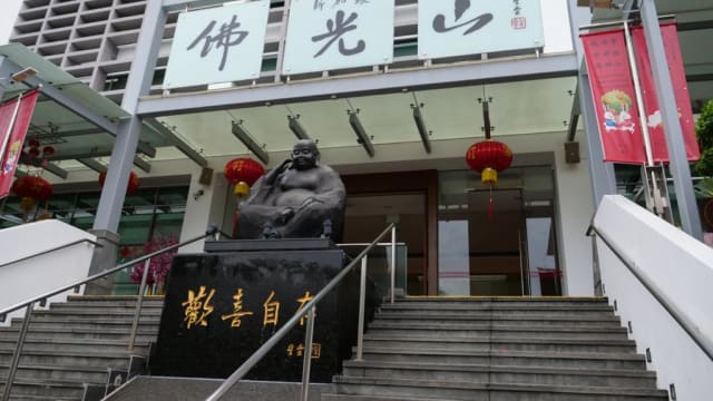 新加坡佛光山今天对外活动一律停止