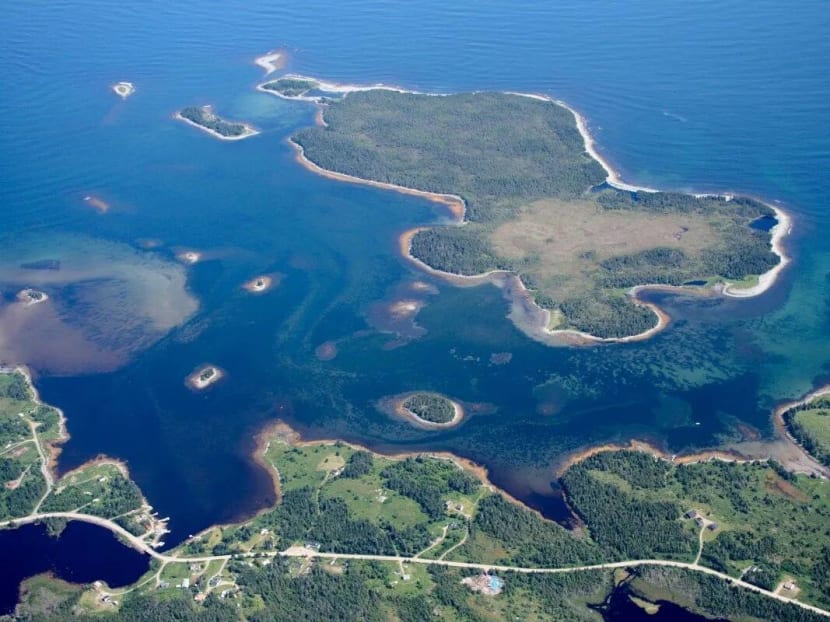 Coddle Island, Nova Scotia, is a 192-acre island near power and water access, and currently listed with RE/MAX for HK$3.4 million (S$591,035).