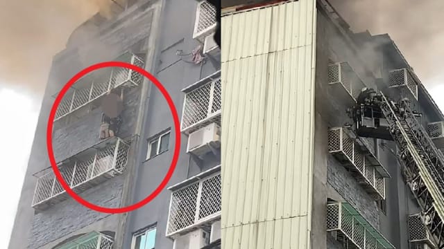 台中七层楼住宅大火 已致六死七伤