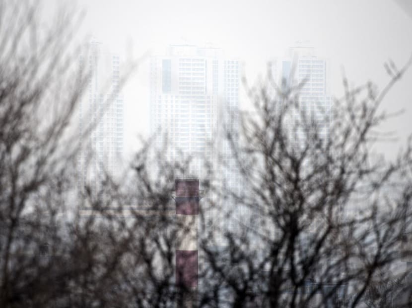 A general view of the city of Skopje, seen through polluted air on Jan 30, 2019, one of the most polluted cities in Europe.
A general view of the city of Skopje, seen through polluted air on Jan 30, 2019, one of the most polluted cities in Europe.