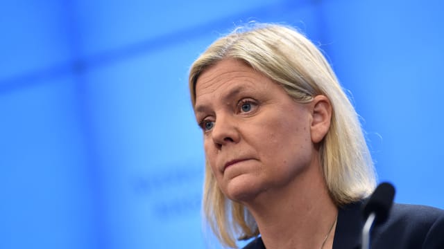 瑞典首位女首相就任不到12个小时后辞职