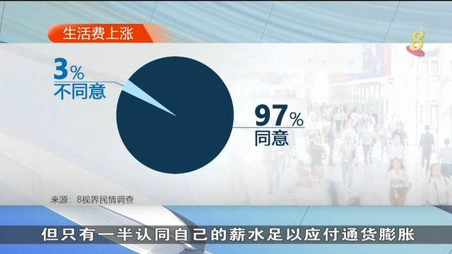 本地调查：97%受访者料生活费继续上涨 仅一半相信收入足以应付
