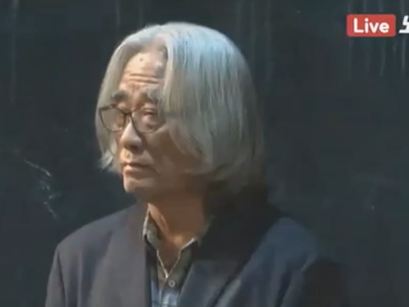 Lee Youn-taek, 65, a former artistic director of the National Theater of Korea, apologising at a press conference on Monday for sexually abusing actresses. Photo: Screen grab from Youtube of NocutV