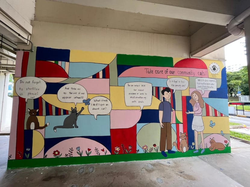 A mural done by the team from ITE College West for the successful Commeownity public education campaign in the Love Our 'Hood Youth Challenge 2021. A mural done by the team from ITE College West for the successful Commeownity public education campaign in the Love Our 'Hood Youth Challenge 2021.