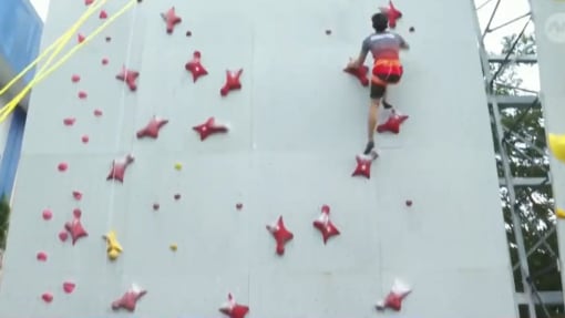 Singapore's speed climbers, inline skaters hope for Asian Games appearance to inspire | Video