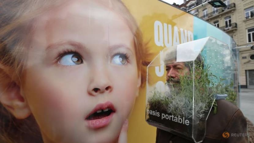 Belgian artist's 'portable oasis' creates COVID-free bubble for one Belgian artist's 'portable oasis' creates COVID-free bubble for one