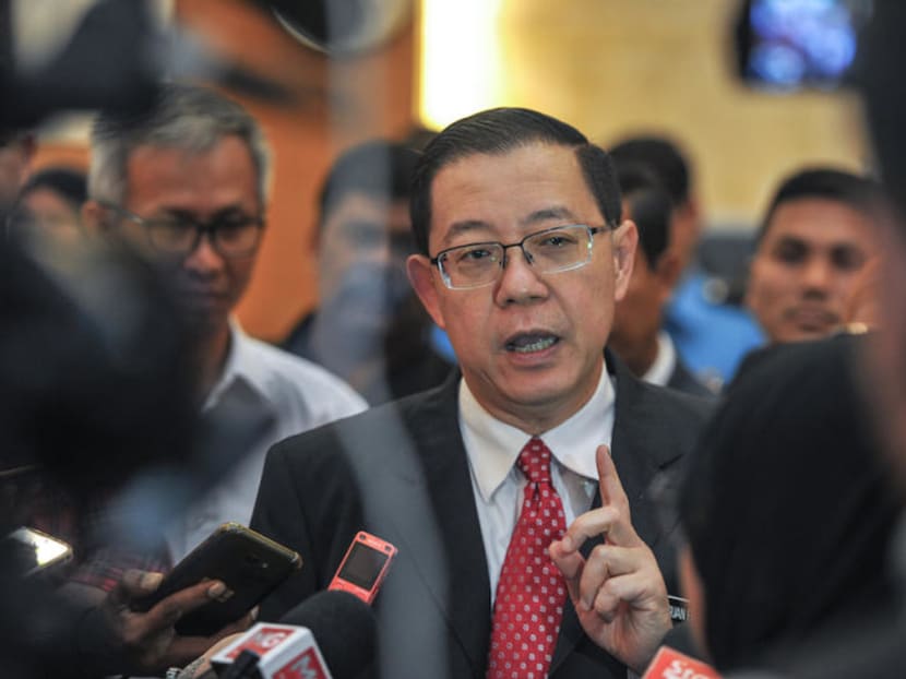 Malaysian Finance Minister Lim Guan Eng speaks to the media in Putrajaya.