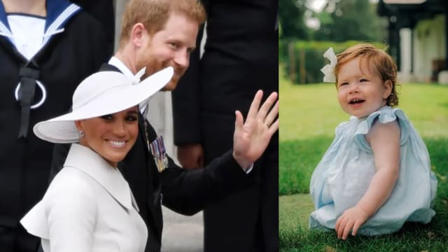 Prince Harry、Meghan Markle爱女满岁　可爱模样萌翻网友！