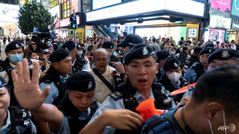 Hong Kong arrests 4 for 'seditious' acts on Tiananmen anniversary eve