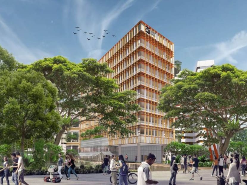 The Hatchery at Singapore Institute of Technology is a 10-storey building which is conceived to drive cross-fertilisation and incubation of ideas between academia and industry. The Hatchery at Singapore Institute of Technology is a 10-storey building which is conceived to drive cross-fertilisation and incubation of ideas between academia and industry.