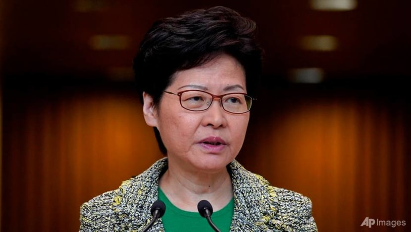 Hong Kong leader Carrie Lam says police under extreme pressure; acknowledges 'long road' ahead