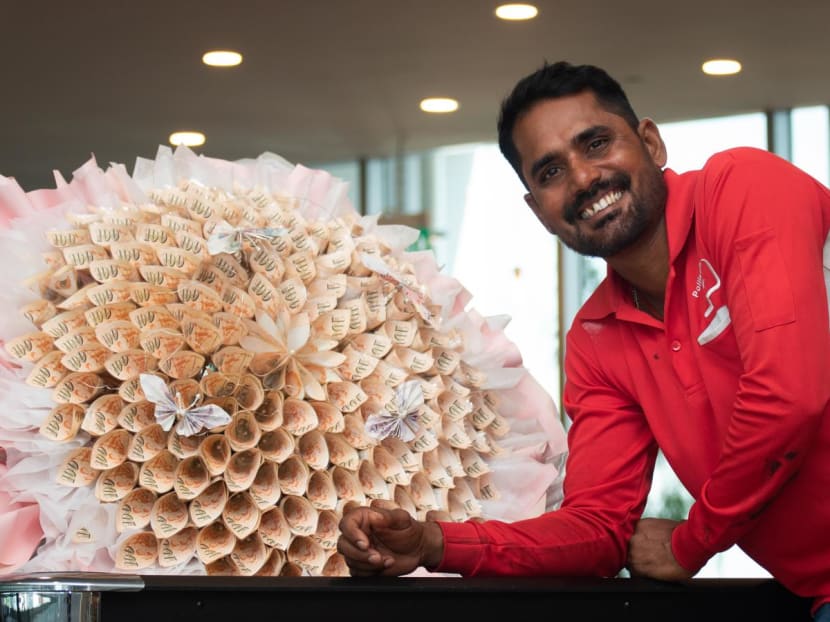Foreign worker who won S$18,888 in 'Squid Game' contest shares how it changed his life