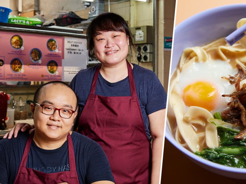 Ex-Pasta Chef Sells Chewy Hand-Kneaded Mee Hoon Kueh At Old Airport Rd Food Centre Ex-Pasta Chef Sells Chewy Hand-Kneaded Mee Hoon Kueh At Old Airport Rd Food Centre