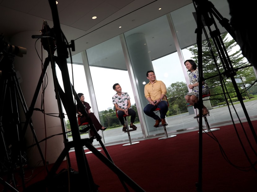 (From left) CNA presenter Elizabeth Neo, TODAY journalist Justin Ong, Campus PSY founder Cho Ming Xiu and Common Ground programme director Khee Shi Hui were speaking at the last episode of TODAY’s four-part Instagram Live webinar series.
