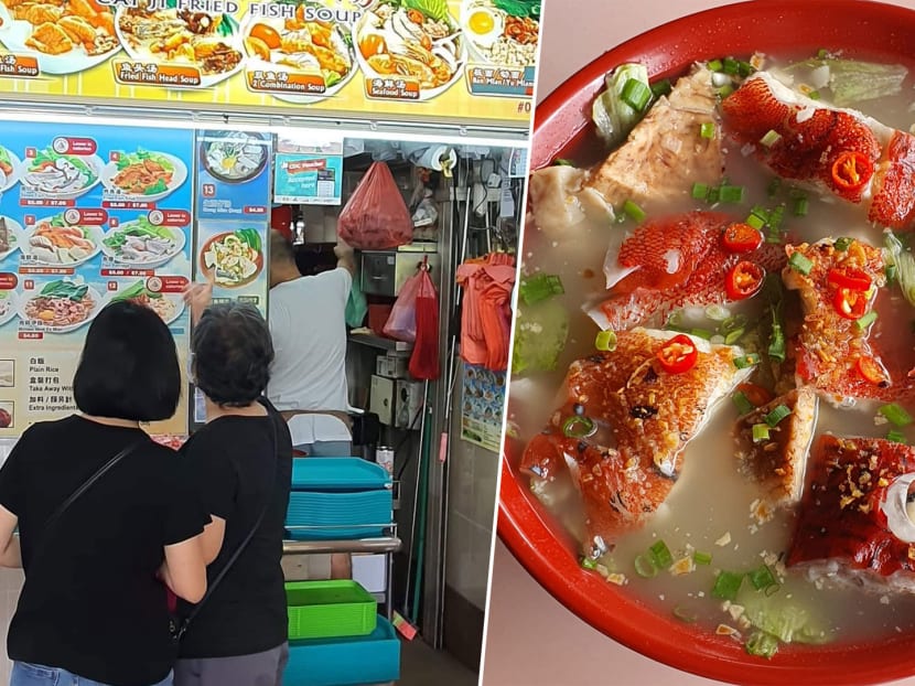 Value-For-Money AMK Hawker Stall Serves $10 Red Grouper Fish Head Soup With Huge Portions
