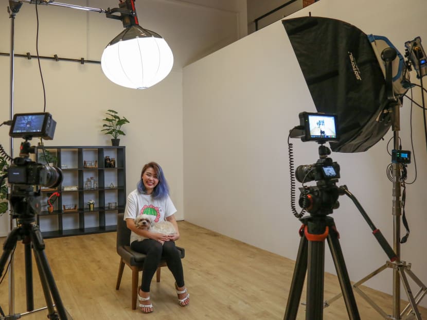 Ms Sylvia Chan, co-founder of Night Owl Cinematics, poses for a portrait on Jan 8, 2020. Ms Sylvia Chan, co-founder of Night Owl Cinematics, poses for a portrait on Jan 8, 2020.