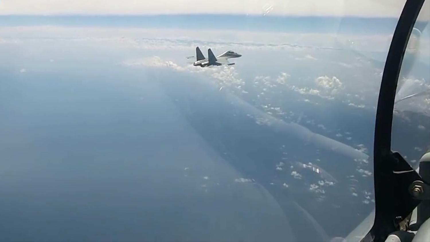 Footage released on Aug 8, 2022 by the Eastern Theatre Command of the People's Liberation Army showing multiple types of warships, aircrafts and fighter jets participating in the joint combat training exercises.