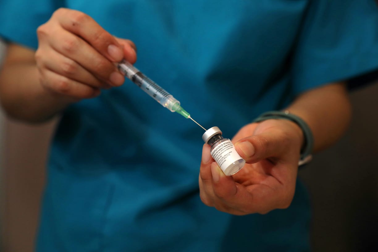 A total of 130 people in Singapore were administered with wrong doses of a Covid-19 vaccine. A total of 130 people in Singapore were administered with wrong doses of a Covid-19 vaccine.
