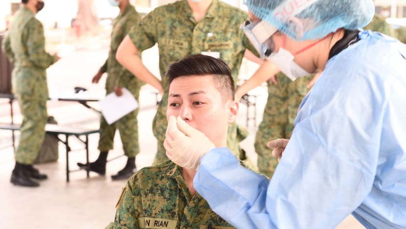 Some NSmen to be swabbed for COVID-19 from October, new methods for mass testing may be used