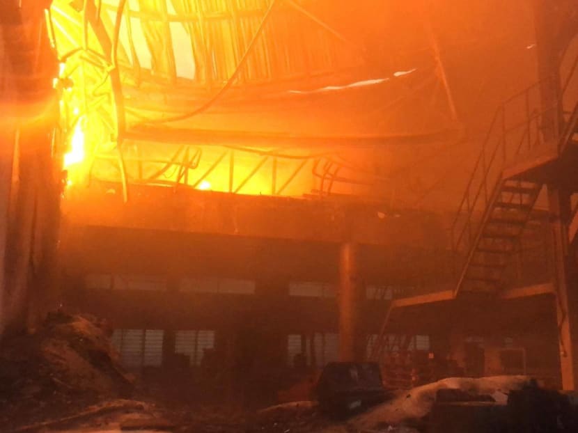 70 firefighters brave ‘intense heat’ to put out massive blaze at Tuas warehouse