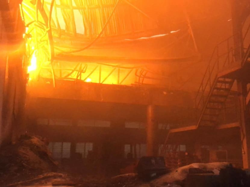 70 firefighters brave ‘intense heat’ to put out massive blaze at Tuas warehouse 70 firefighters brave ‘intense heat’ to put out massive blaze at Tuas warehouse