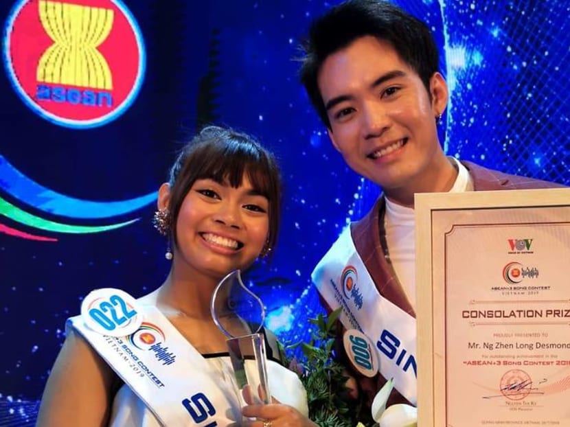 Singapore's Desmond Ng wins Most Potential award at song contest in Vietnam