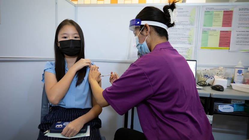 COVID-19 vaccinations for Singapore students aged 12 and above begin
