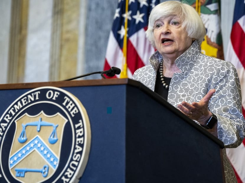 "Inflation is way too high, and it's essential that we bring it down," Ms Yellen said. "Inflation is way too high, and it's essential that we bring it down," Ms Yellen said.