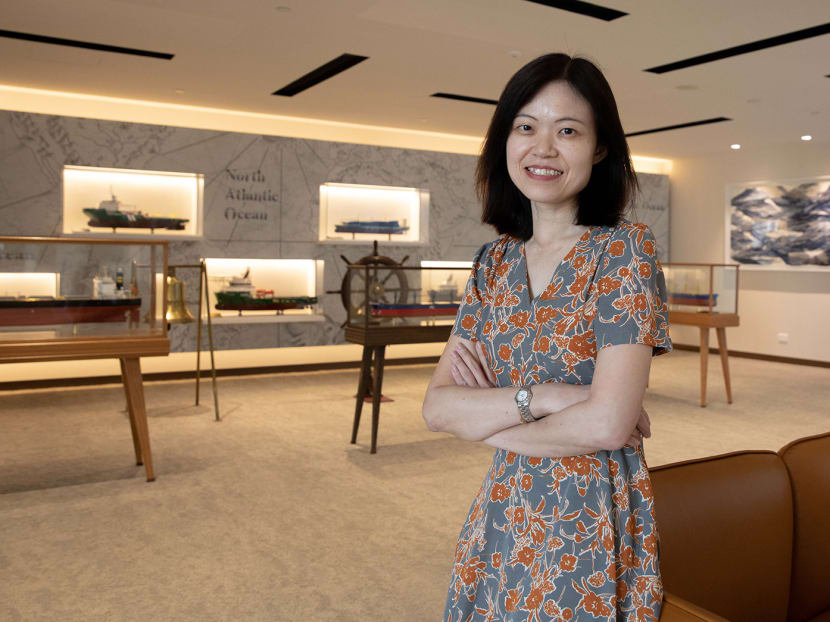 Ms Lim Hwee Ling was in the sales department of a construction firm and made a mid-career switch to join a marine offshore company.