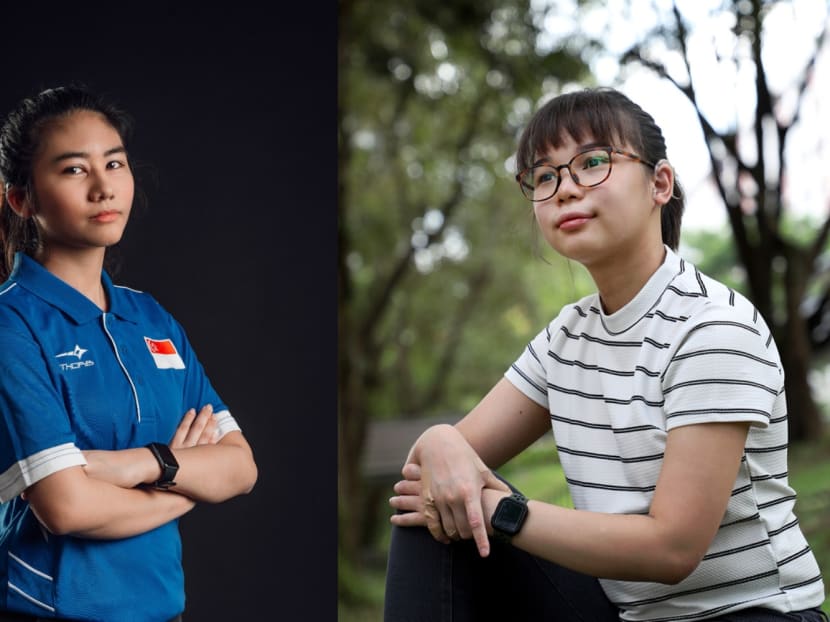 Miss Adelia Naomi Yokoyama (left) and Miss Clydia Tan (right), who have had profound hearing loss from a young age, want to encourage young people with hearing impairment to believe in themselves despite the challenges they face.