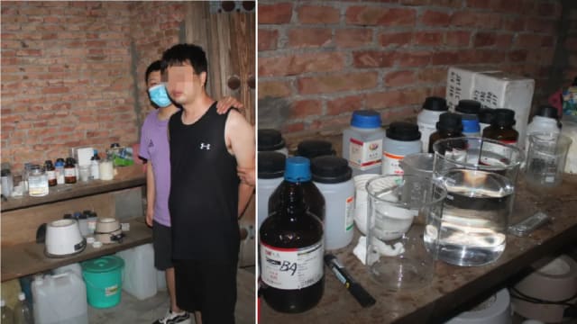 为了证明化学天赋 中国男子自学制作冰毒