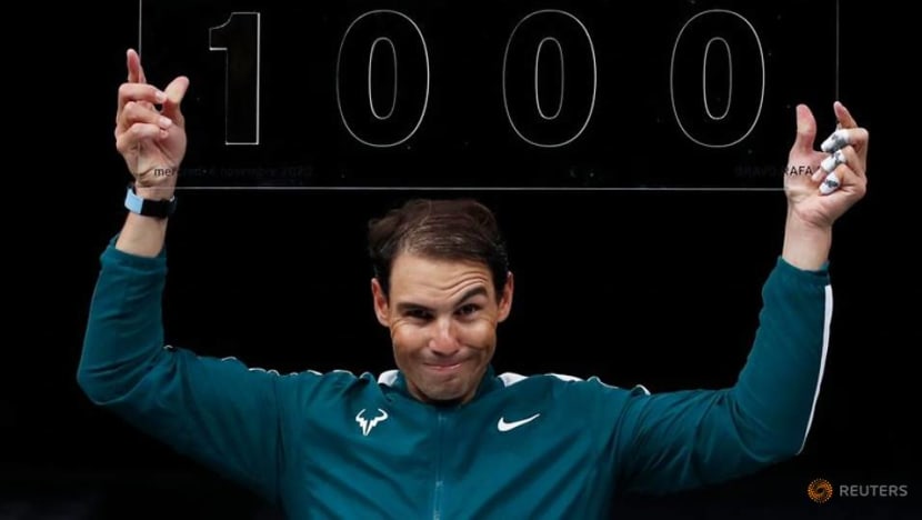 Tennis: Nadal survives Lopez scare in Paris to claim 1,000th win Tennis: Nadal survives Lopez scare in Paris to claim 1,000th win