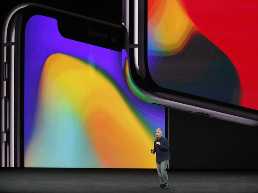 Apple Senior Vice President of Worldwide Marketing, Phil Schiller, introduces the iPhone X during a launch event in Cupertino, California, US, Sept 12, 2017. Photo: Reuters