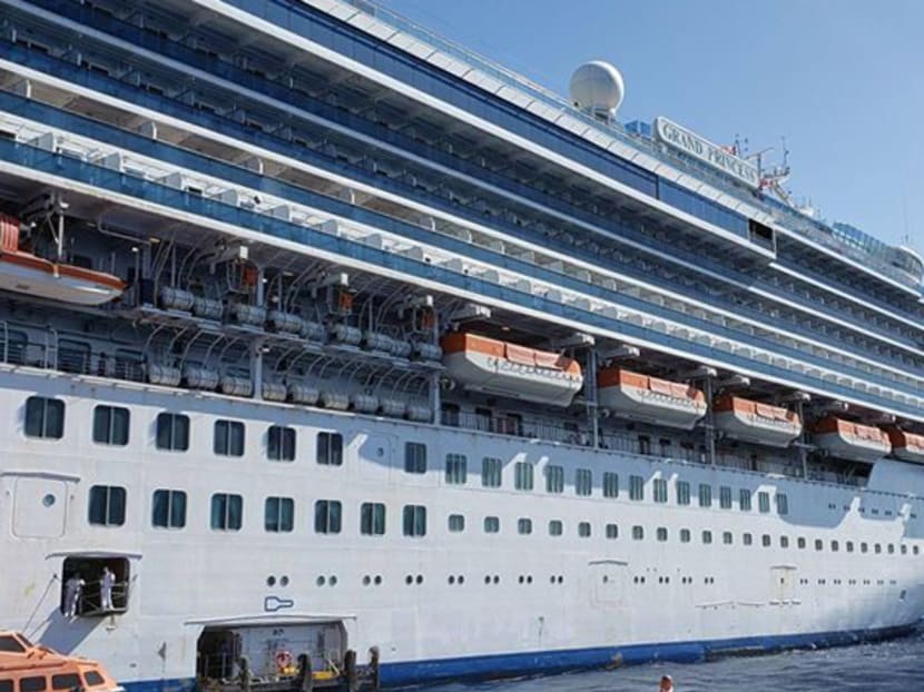 Some of the stranded passengers on board the Grand Princess who have shown flu-like symptoms were being tested after one 71-year-old man who had been on board the ship on a previous voyage died from the virus.