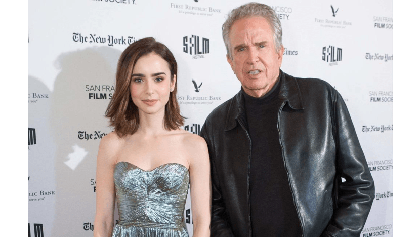 Lily Collins says Warren Beatty led her to 'weird' roles
