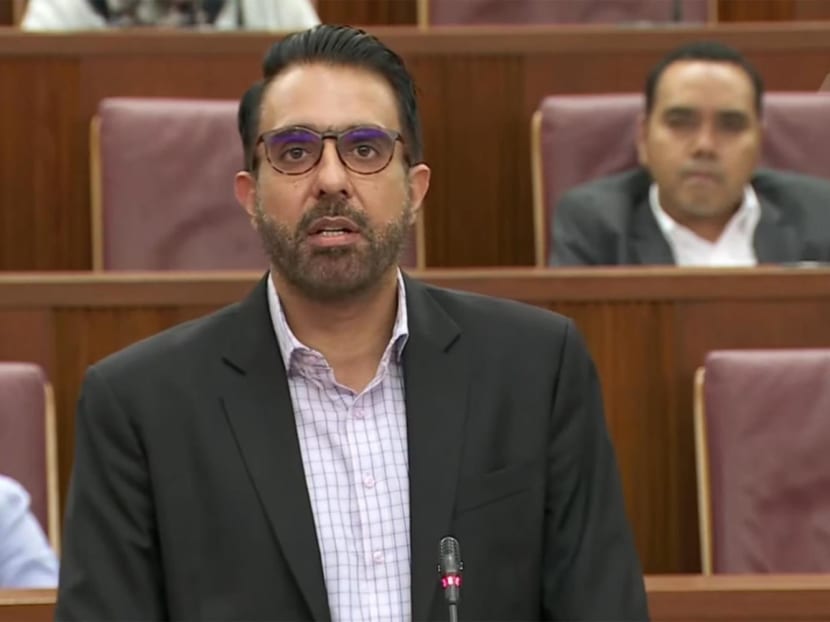 Workers' Party chief Pritam Singh, who is Leader of the Opposition, speaking in Parliament on Nov 28, 2022.