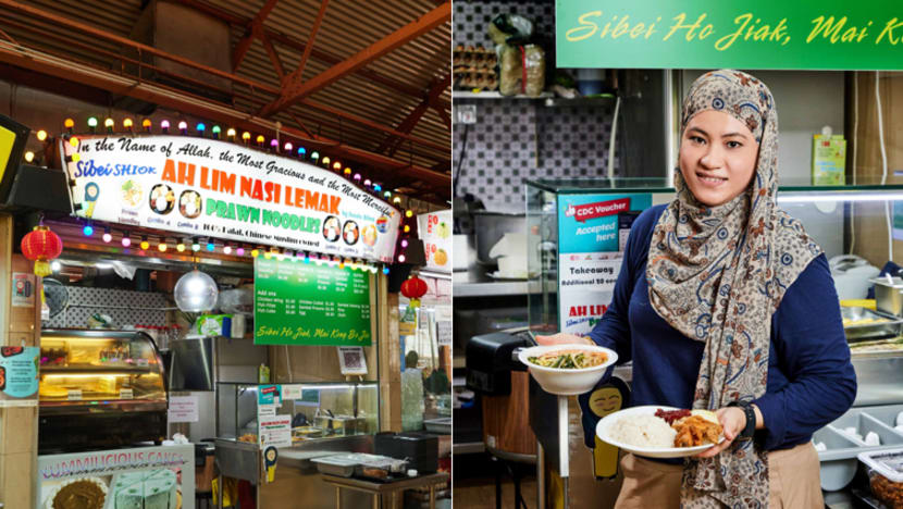 Ah Lim Nasi Lemak milik wanita Cina Muslim ini hidang nasi lemak resipi Peranakan ibunya