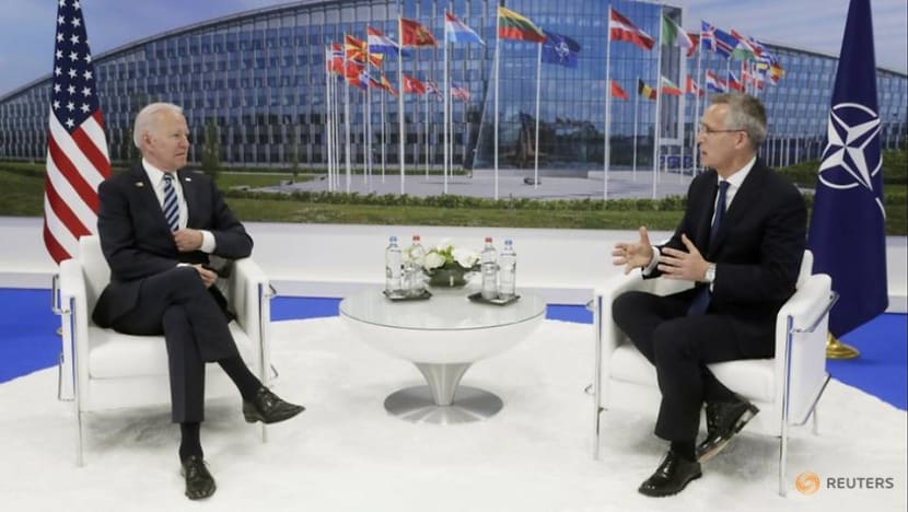 At NATO, Biden says defence of Europe a 'sacred obligation' At NATO, Biden says defence of Europe a 'sacred obligation'