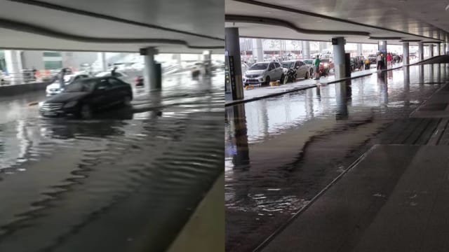 马国槟城豪雨成灾 国际机场也淹水