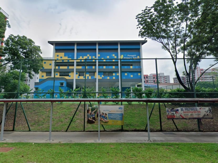 A view of Punggol Primary School on Google Maps.