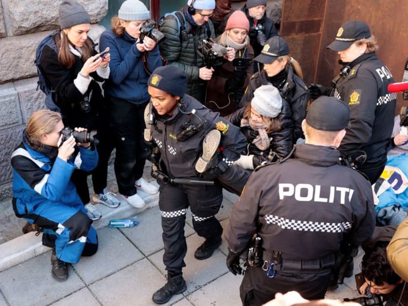 Greta Thunberg detained by Norway police during pro-Sami protest - TODAY