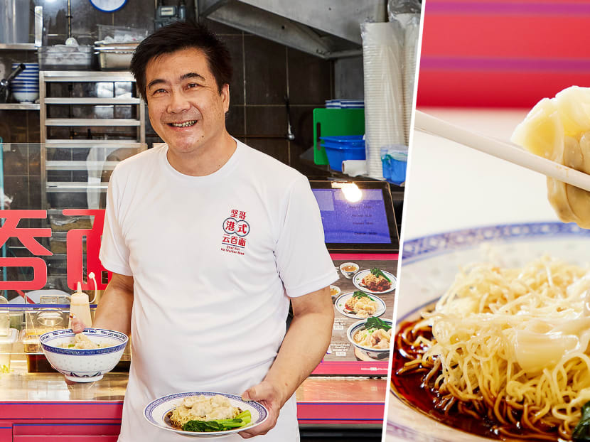 His Hong Kong-style wanton mee in Yishun is priced from $5. His Hong Kong-style wanton mee in Yishun is priced from $5.