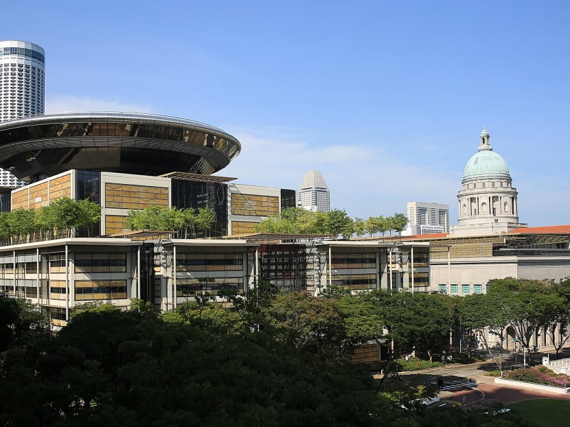 Aerial view of Singapore Skyline, Supreme Court. TODAY file photo