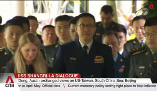 Shangri-La Dialogue: US, China defence chiefs meet for first time in 18 months in Singapore